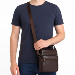 103 Ανδρικό Δερμάτινο Τσαντάκι Ώμου