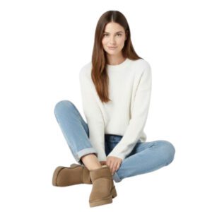 436 Γυναικείο Casual Μποτάκι με Γούνα