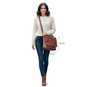 214 Shoulder Bag in Premium Faux Leather